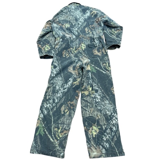 Vintage Mossy Oak Camouflage Coveralls 1pc Hunting Suit Camo Full Foliage XL - Picture 2 of 15